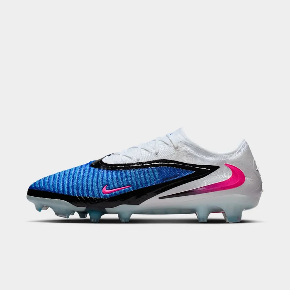 Nike Phantom 6 Low Elite SG-Pro - Blanco / Azul / Fucsia