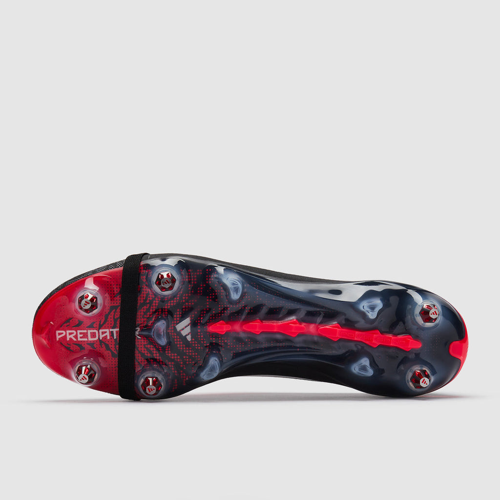 adidas Predator Elite Tongue SG - Negro / Blanco / Rojo